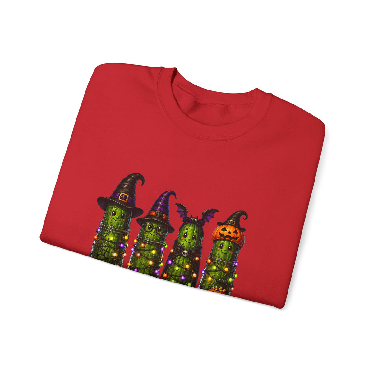 Halloween Pickle Sweatshirt — "Just Here for the Pickle Juice"