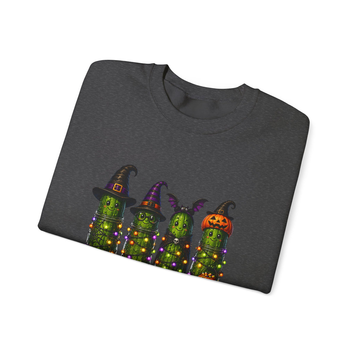 Halloween Pickle Sweatshirt — "Just Here for the Pickle Juice"