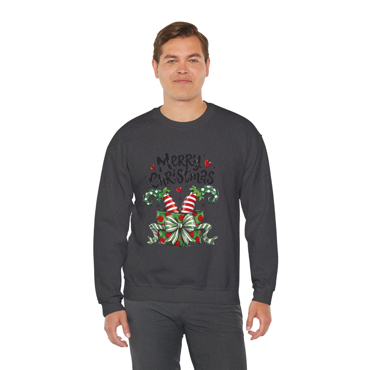 Merry Christmas Elf feet - “Merry Christmas” Gift Box Design