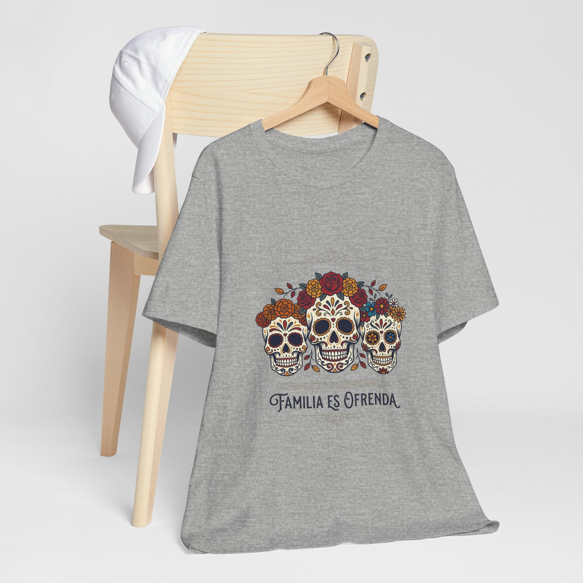 Familia Es Ofrenda Tee — Day of the Dead Sugar Skull Family Shirt