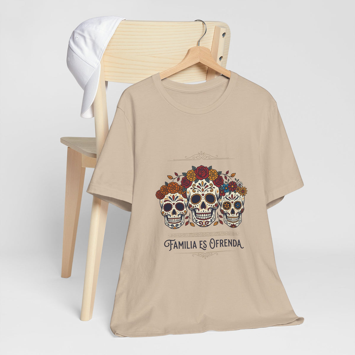 Familia Es Ofrenda Tee — Day of the Dead Sugar Skull Family Shirt