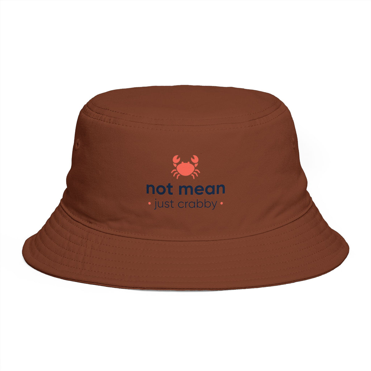 'Not mean just crabby' bucket hat