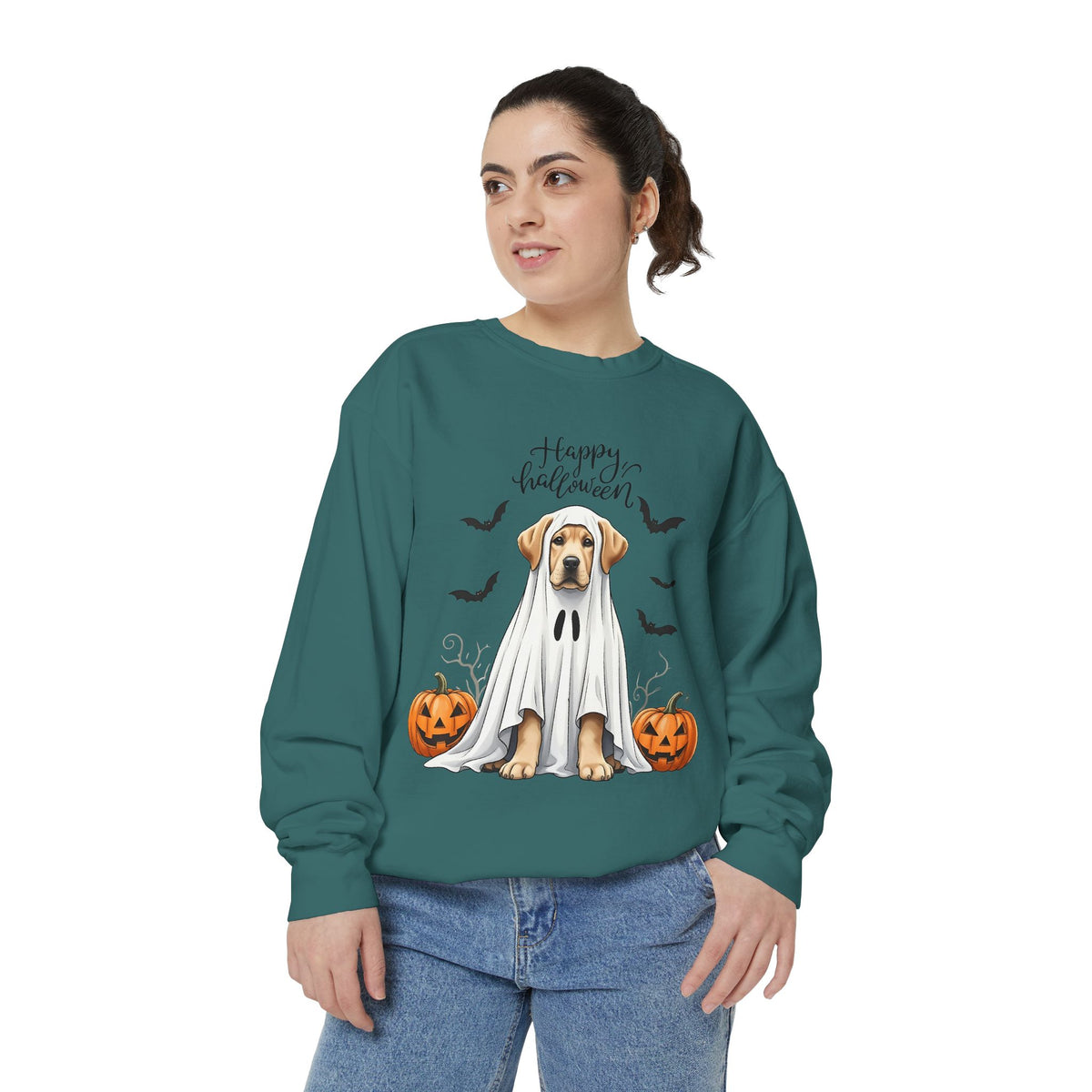 Halloween Labrador Ghost Sweatshirt