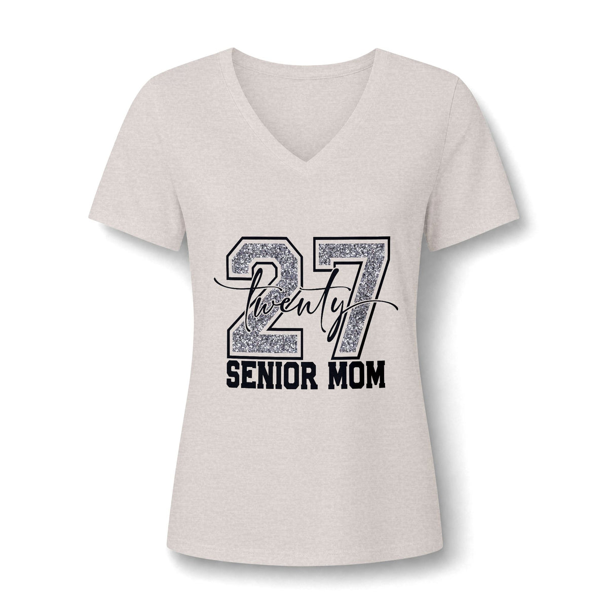Senior Mom Twenty 27 V-Neck Tee