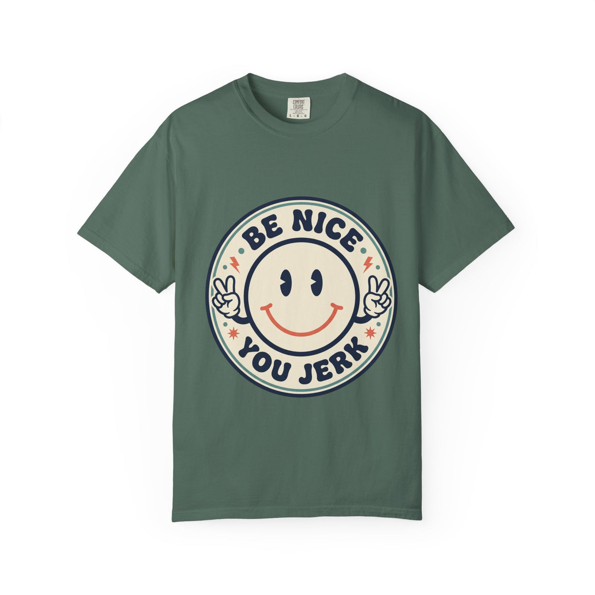 Be Nice You Jerk Smiley T-Shirt