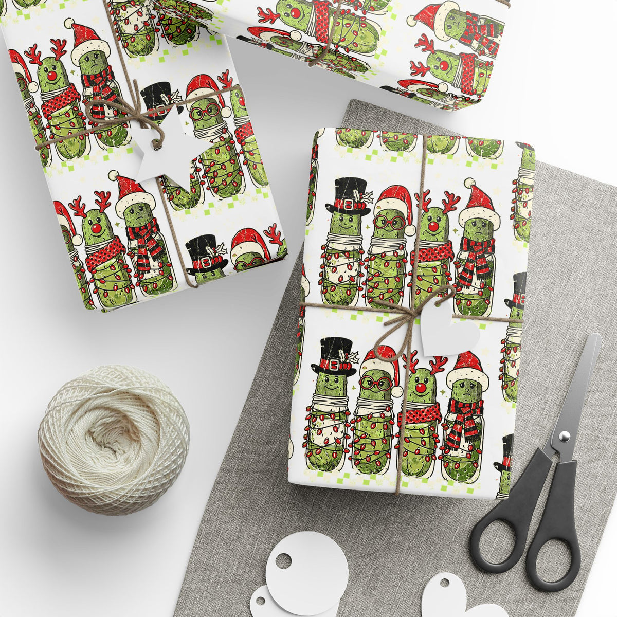 Christmas Pickles Wrapping Paper