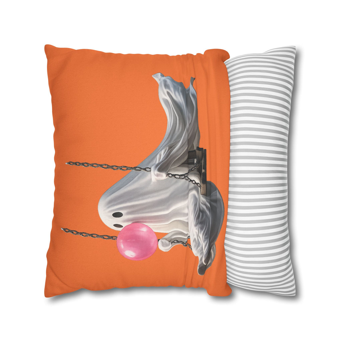 Ghost on a Swing Halloween Pillowcase