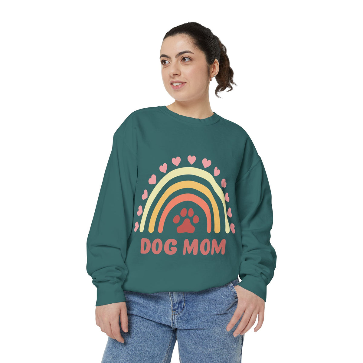Retro Dog Mom Sweatshirtd
