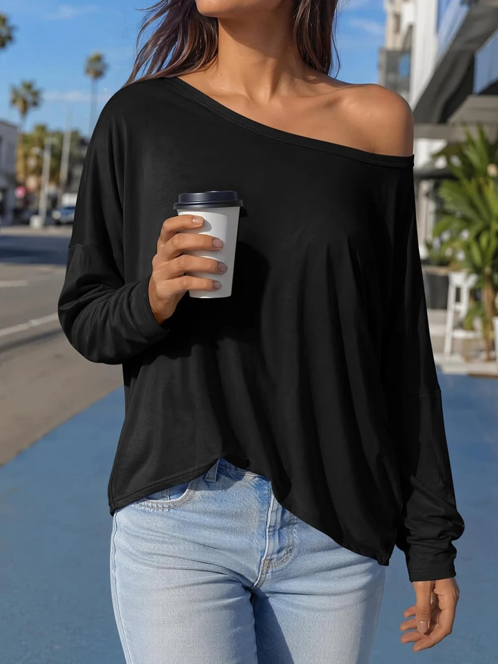 Off Shoulder Crop Top