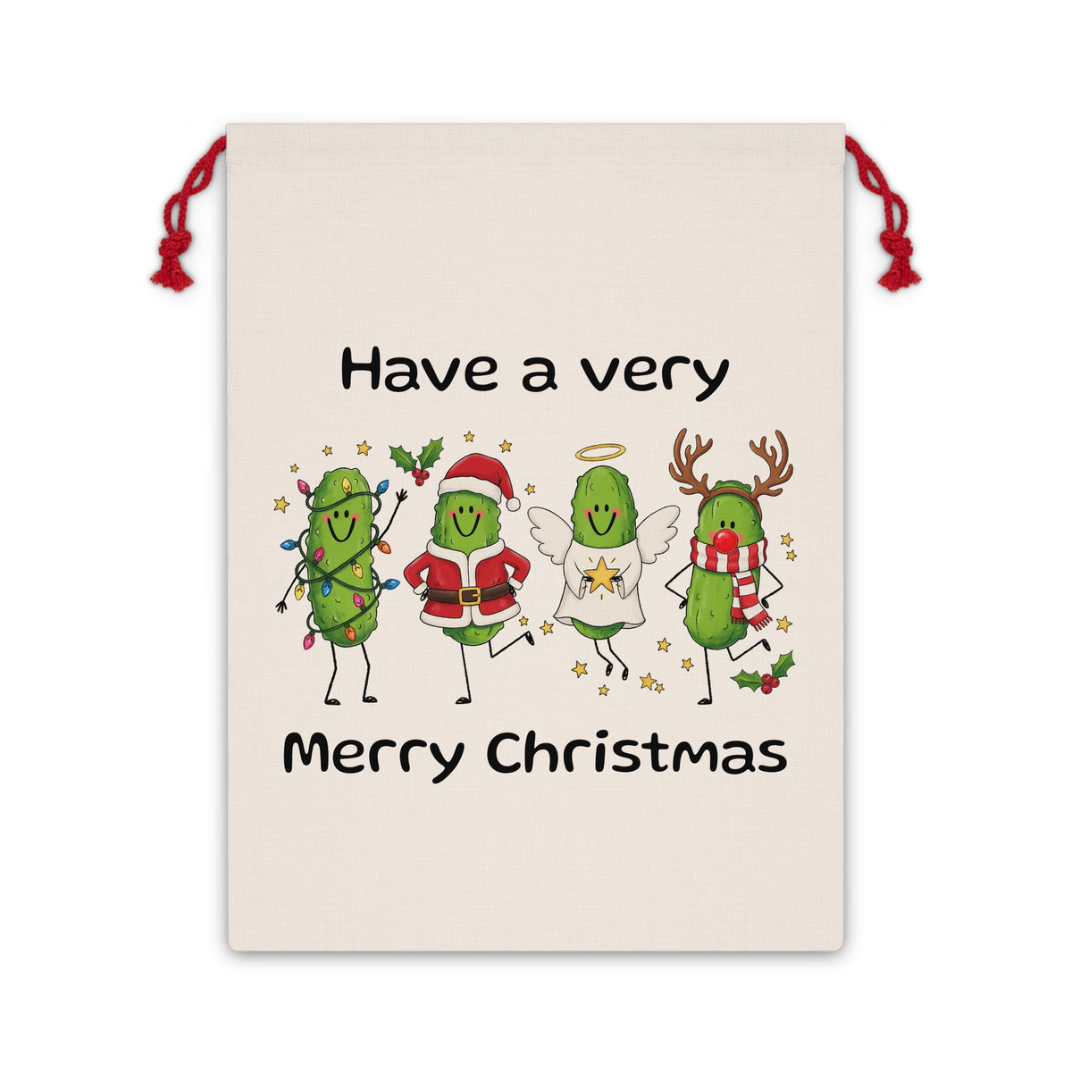 Have a Very Merry Christmas Pickles Gift Bag