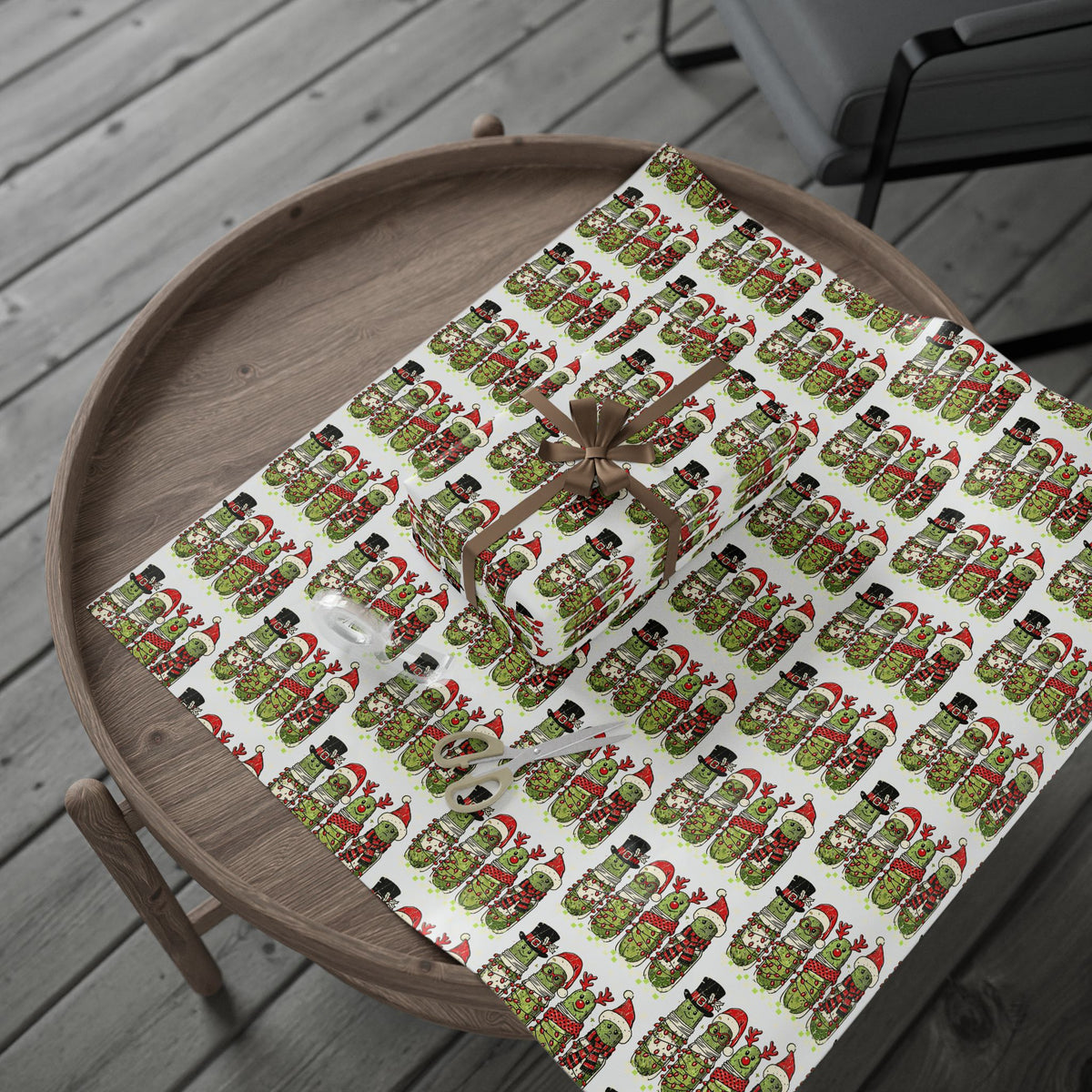 Christmas Pickles Wrapping Paper