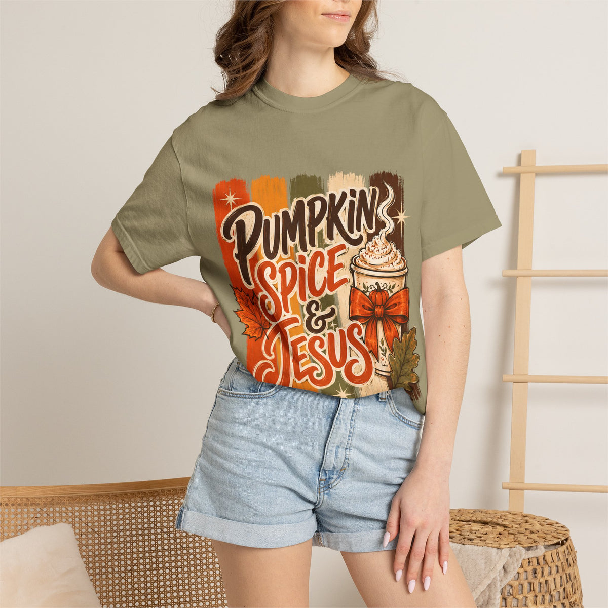Pumpkin Spice & Jesus T-Shirt