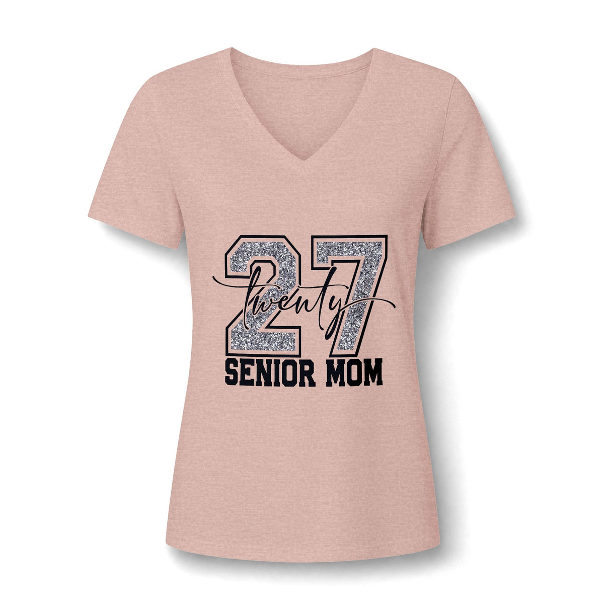 Senior Mom Twenty 27 V-Neck Tee
