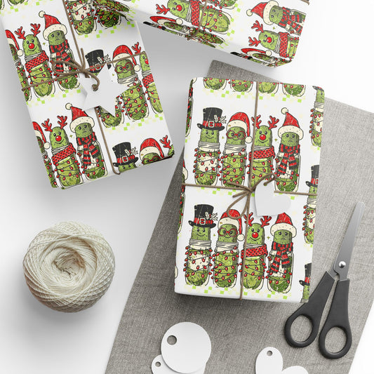 Christmas Pickles Wrapping Paper