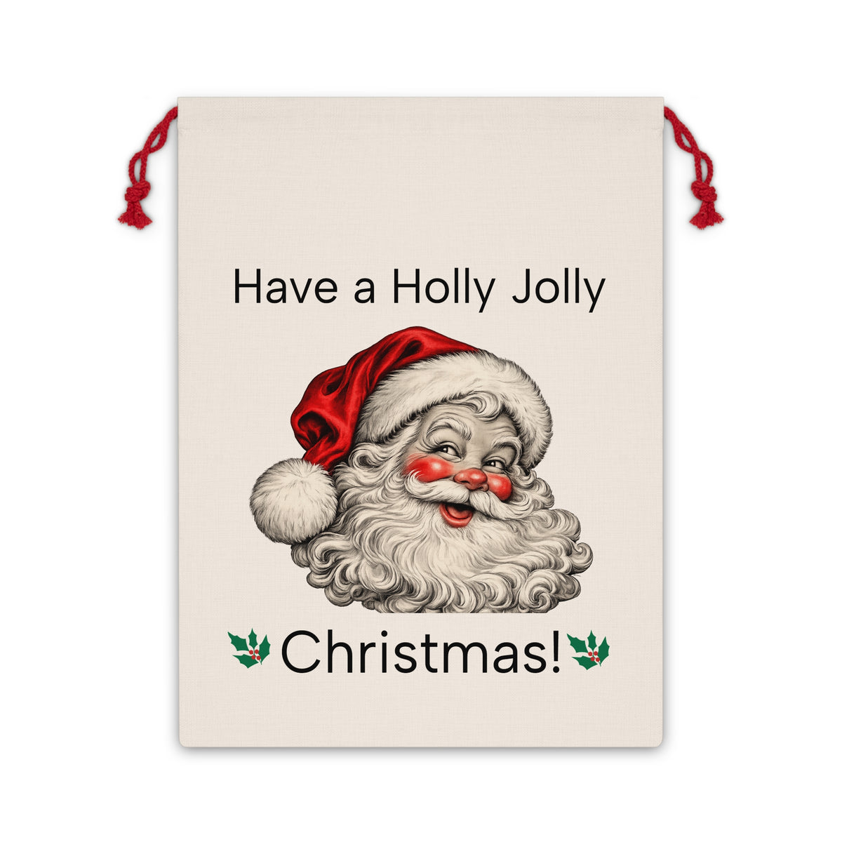 Have a Holly Jolly Christmas Santa Gift Bag