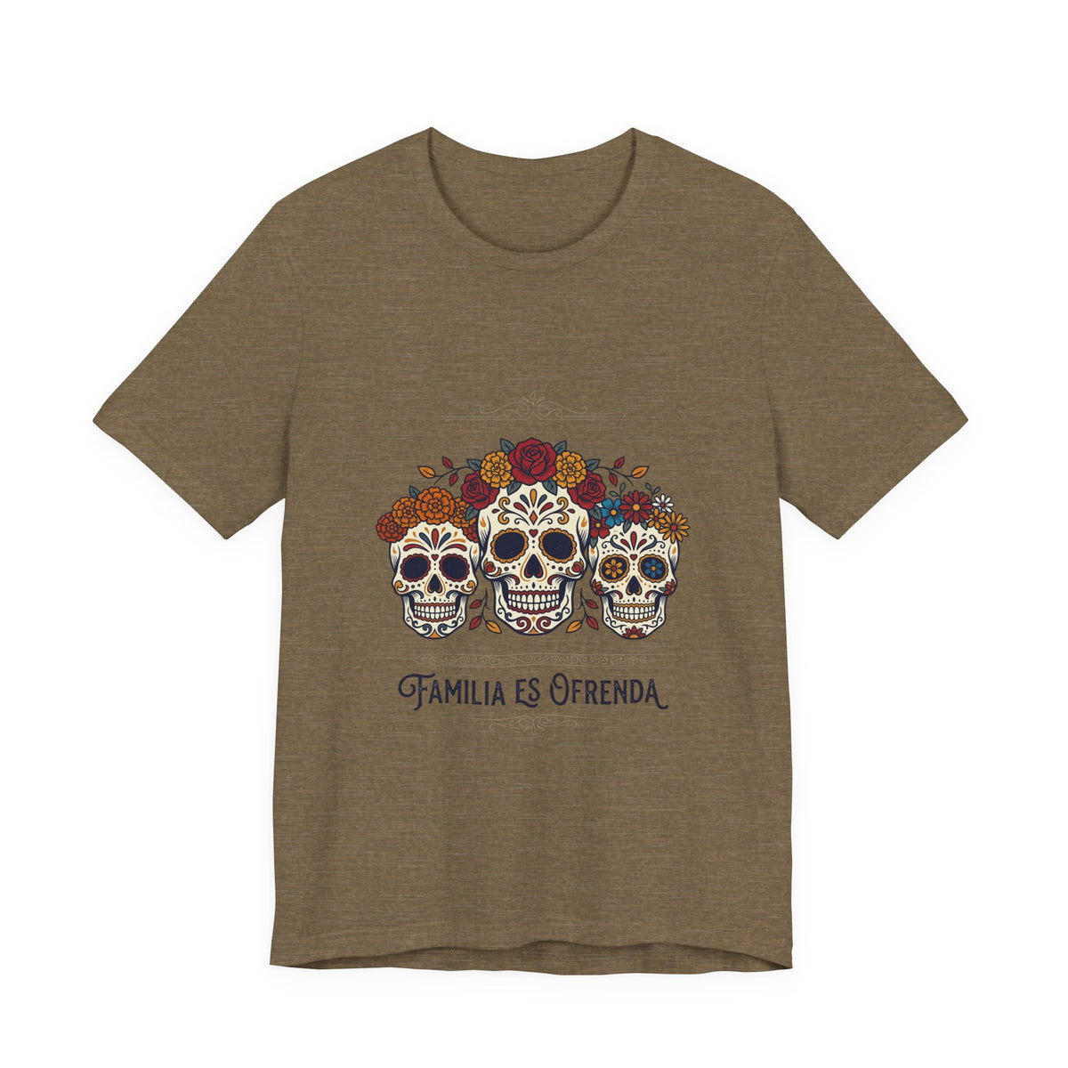 Familia Es Ofrenda Tee — Day of the Dead Sugar Skull Family Shirt