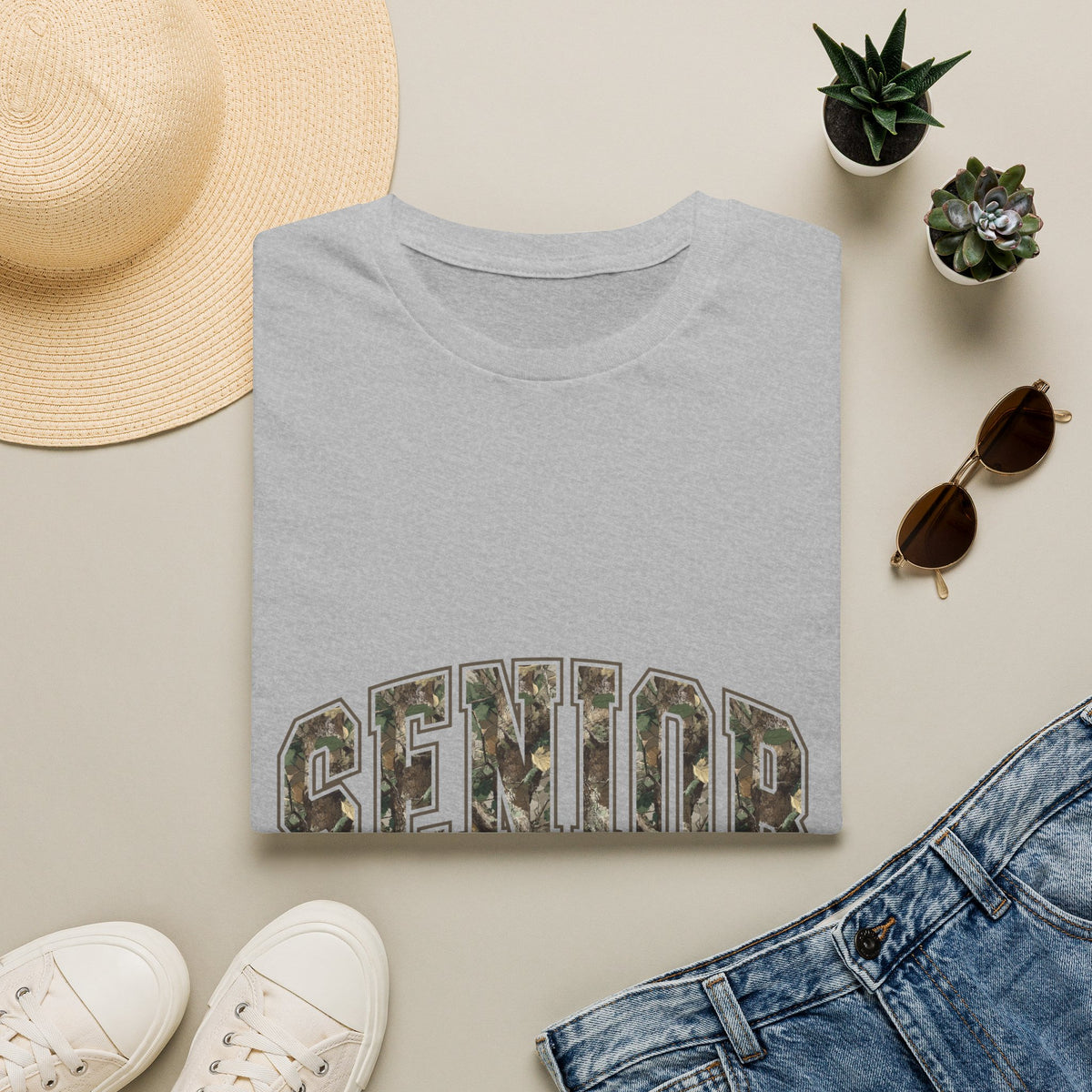 Senior Class of 2027 Camo T-Shirt