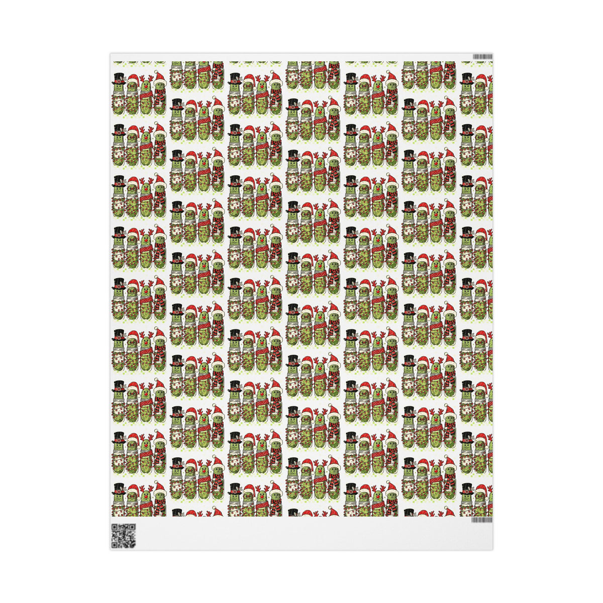 Christmas Pickles Wrapping Paper