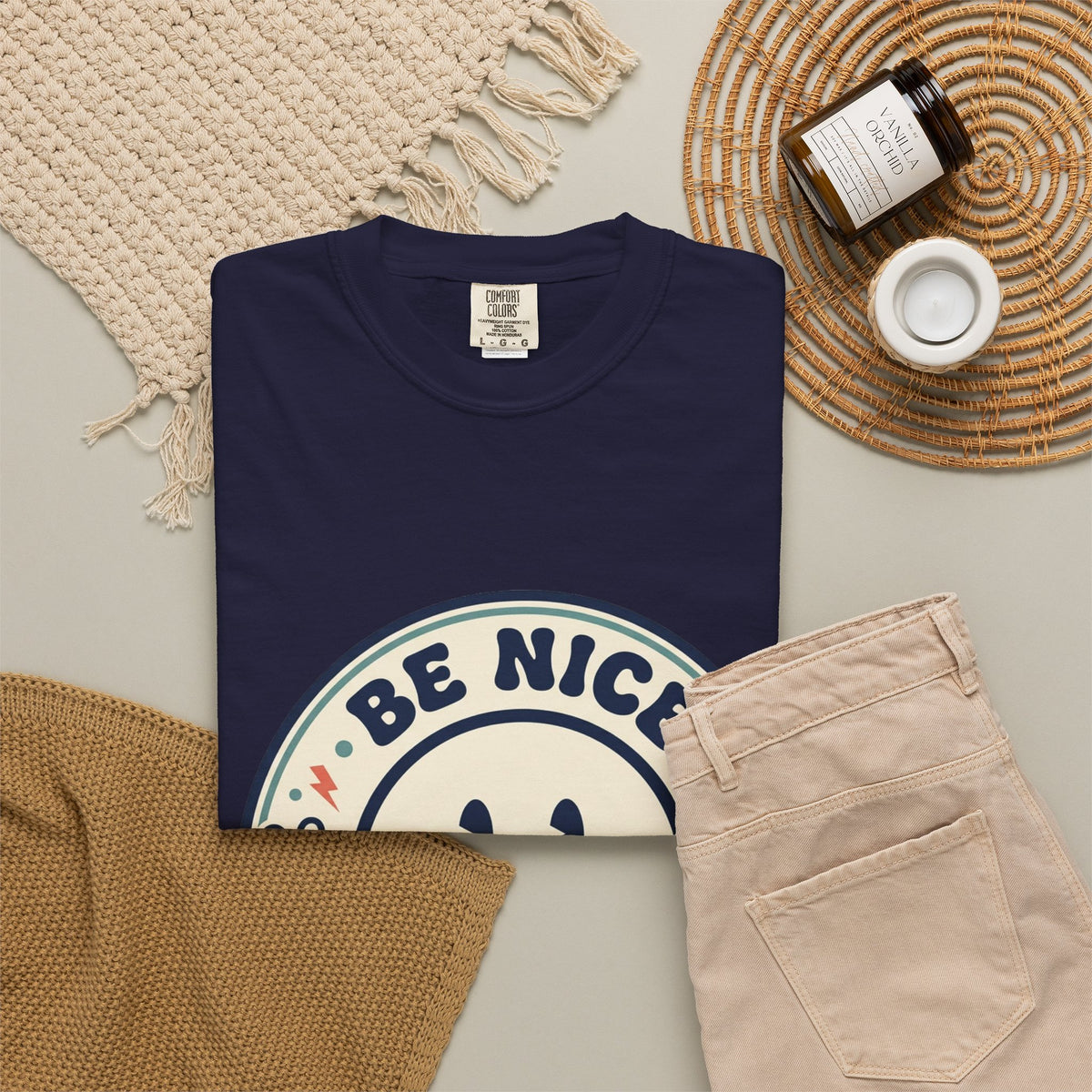 Be Nice You Jerk Smiley T-Shirt