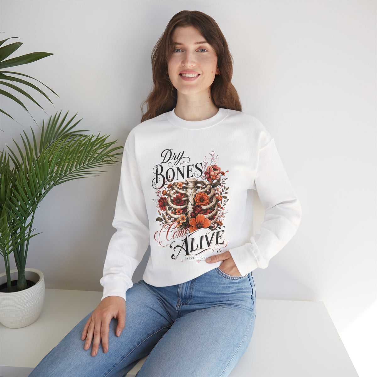"Dry Bones Come Alive" Vintage Crewneck