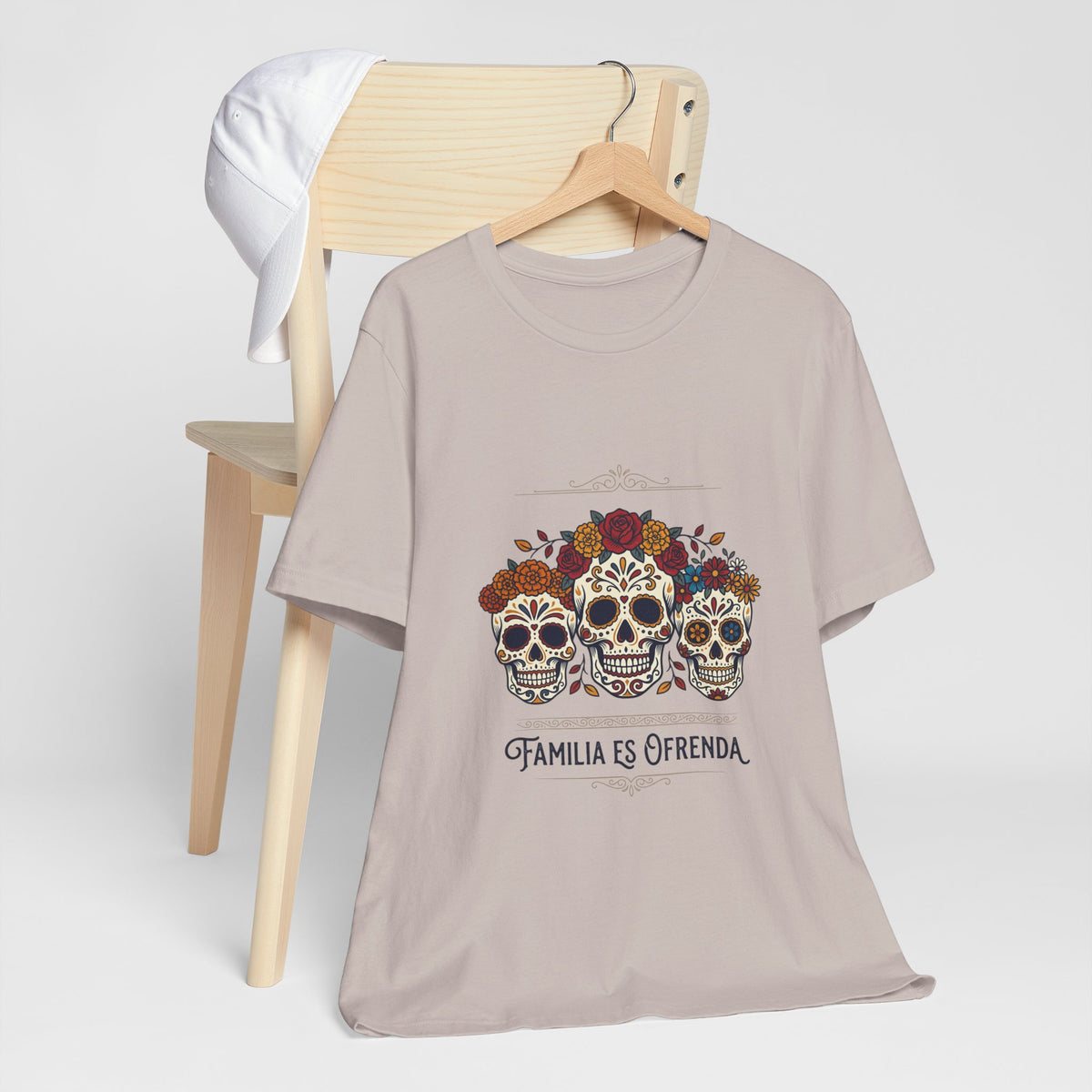 Familia Es Ofrenda Tee — Day of the Dead Sugar Skull Family Shirt