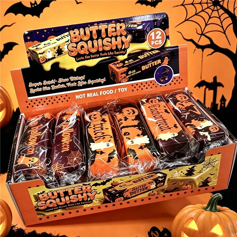 Halloween Butter Stick -Fidget Squeeze Toy Slow Rise Stress Toy