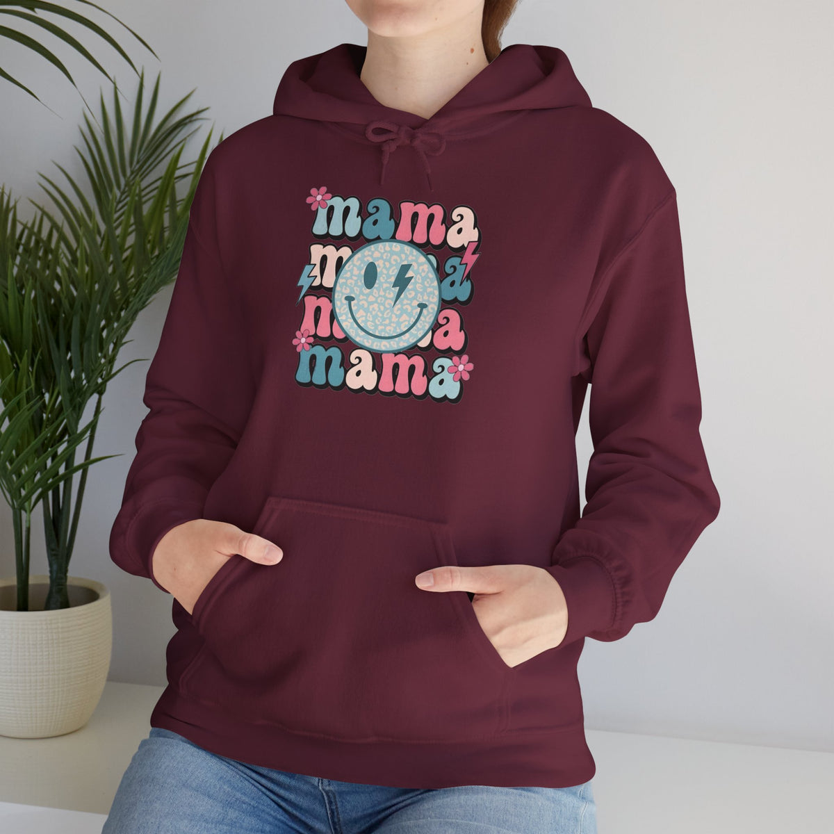 Retro Mama Smile Hoodie
