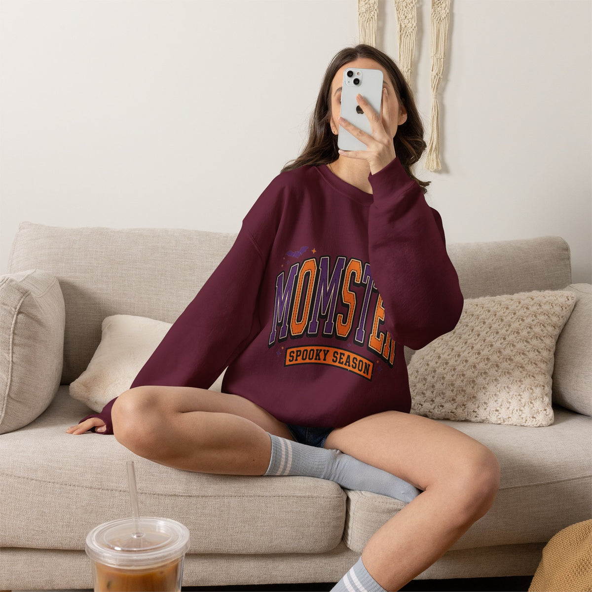 Momster Halloween Sweatshirt