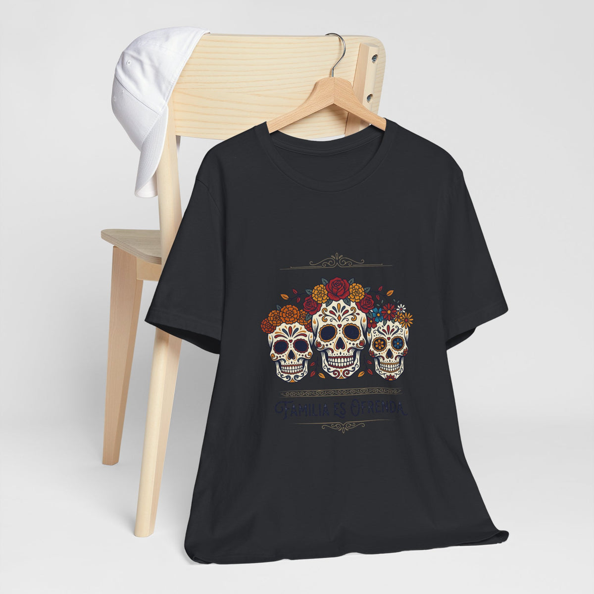 Familia Es Ofrenda Tee — Day of the Dead Sugar Skull Family Shirt