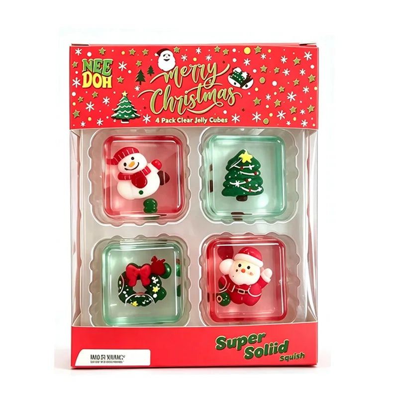 NeeDoh Mini 4 Pack Nice Cube Soft Squishy