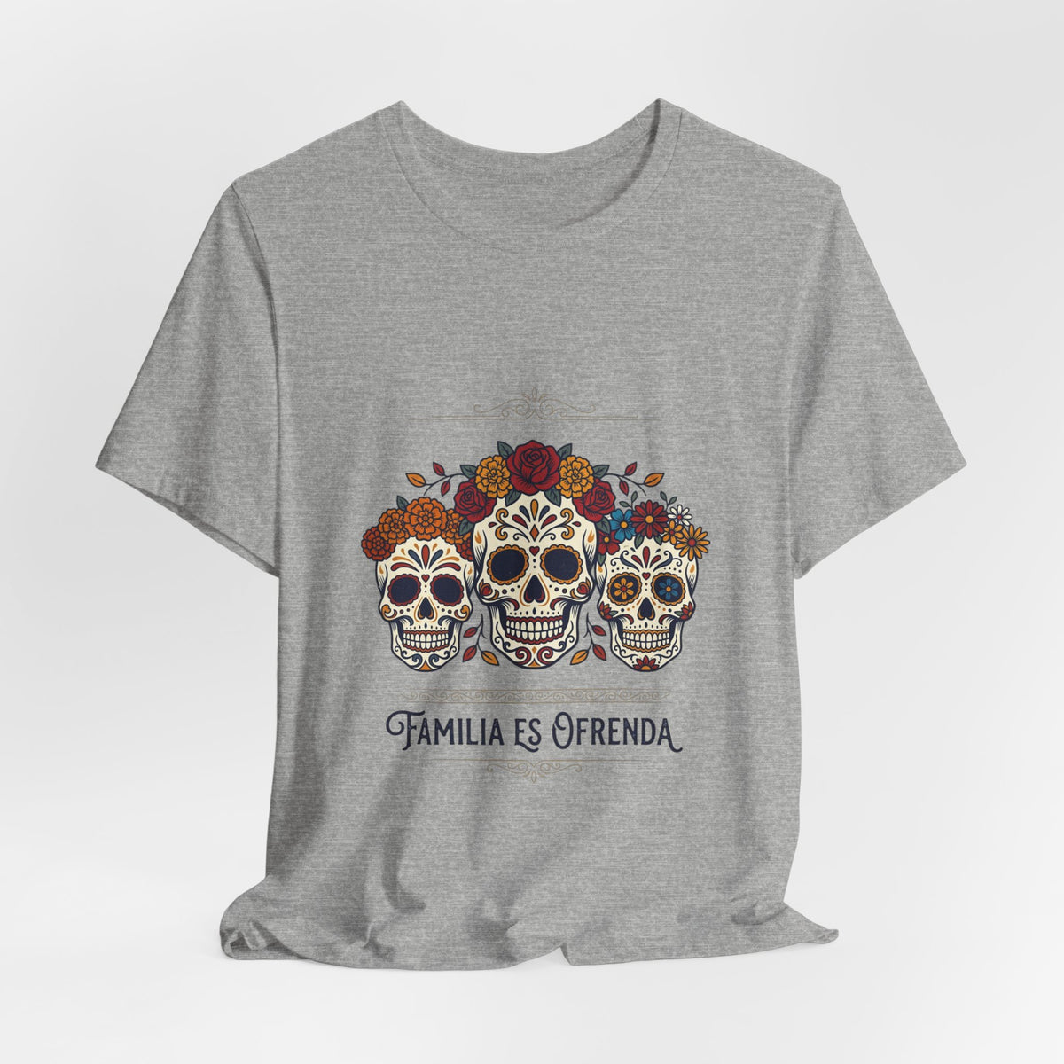 Familia Es Ofrenda Tee — Day of the Dead Sugar Skull Family Shirt