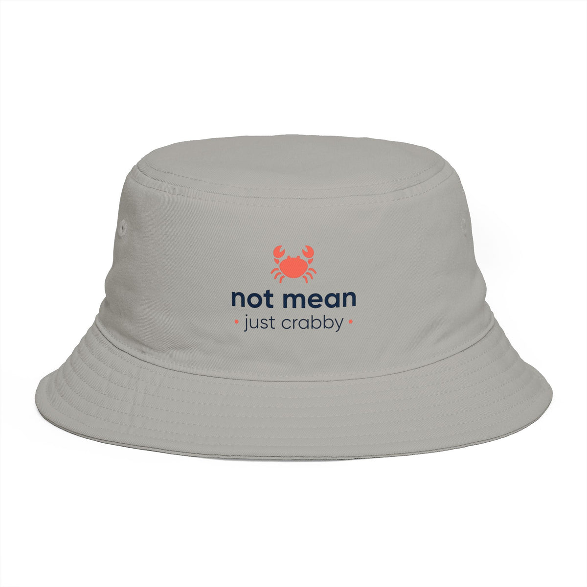 'Not mean just crabby' bucket hat