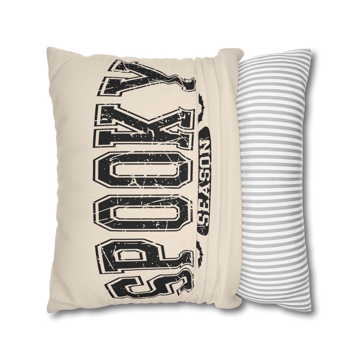 Stay Creepy Skull & Jack-O'-Lantern Decorative Pillowcase