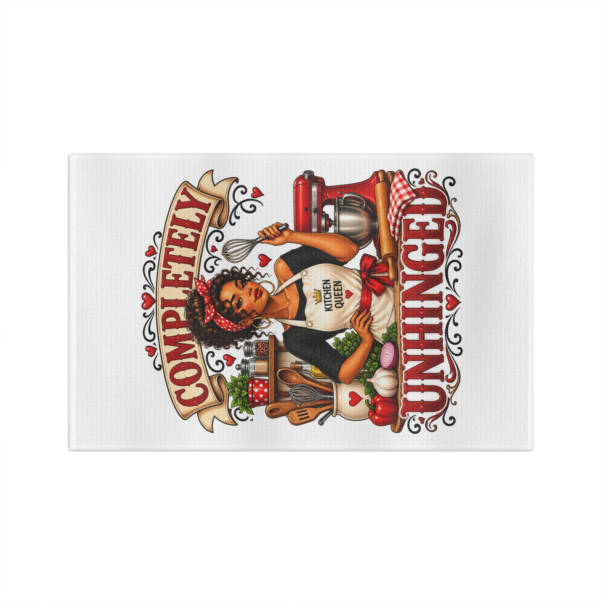 Completely Unhinged Kitchen Queen Microfiber kitchen Towel