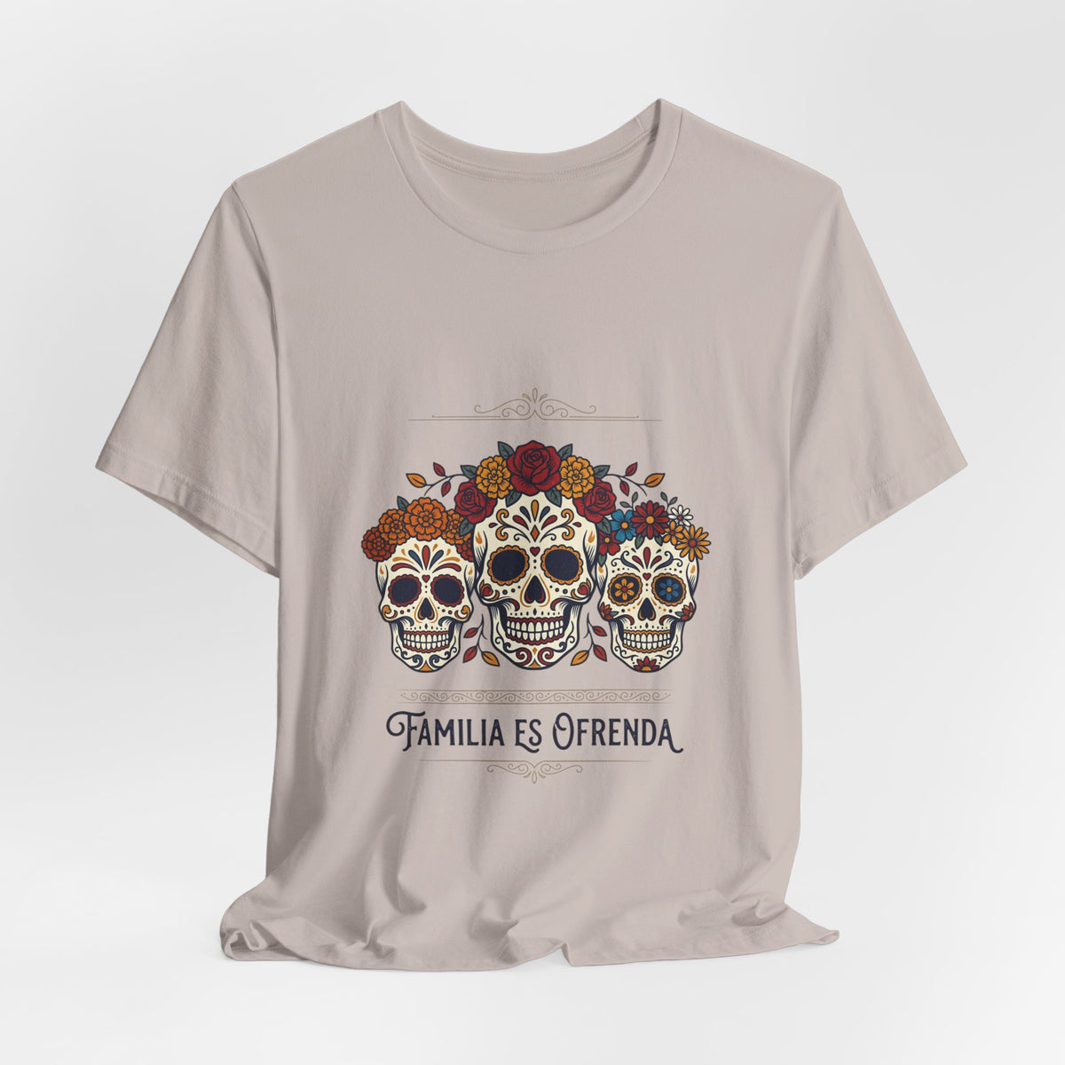 Familia Es Ofrenda Tee — Day of the Dead Sugar Skull Family Shirt
