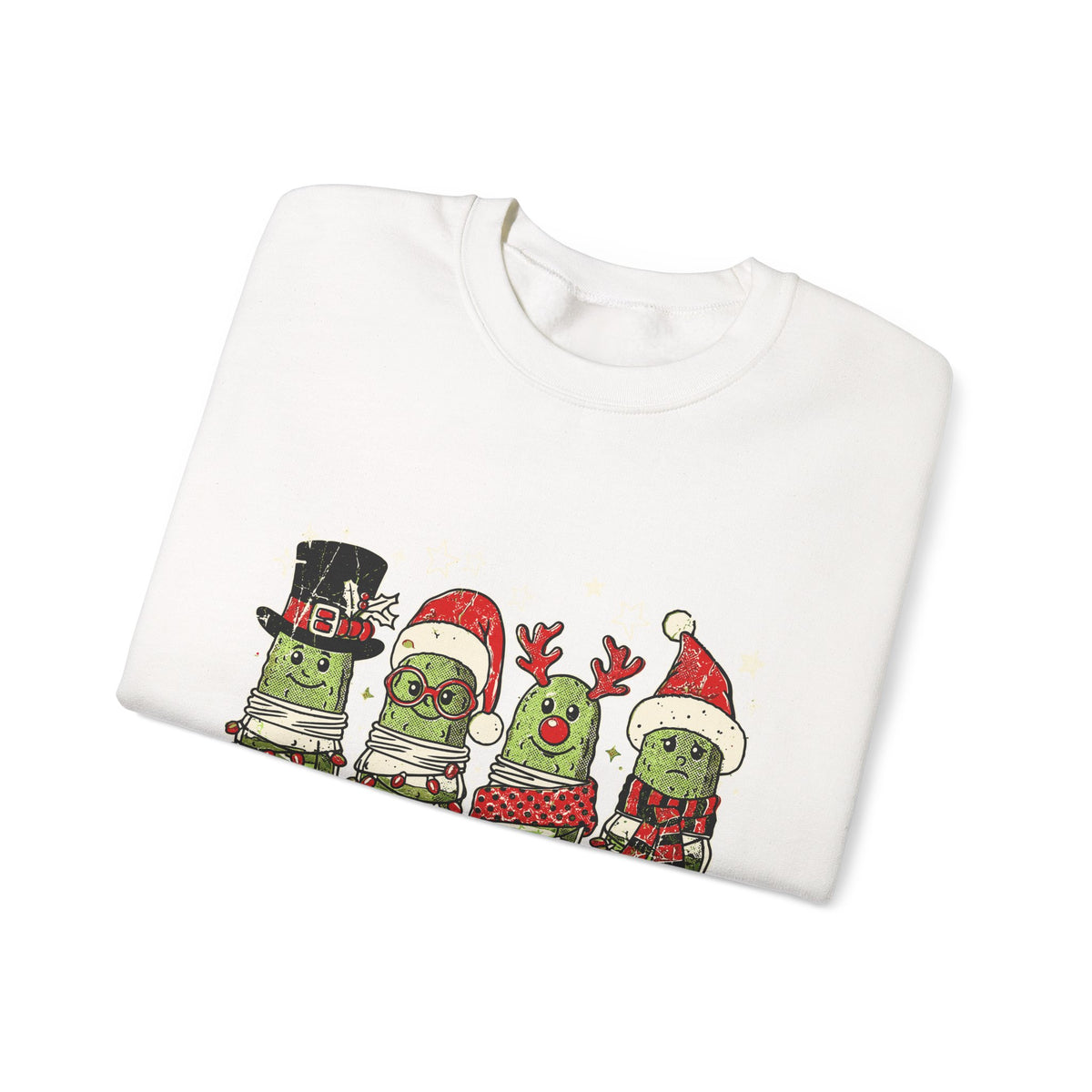 Just Here for the Pickle Juice Christmas Sweatshirt