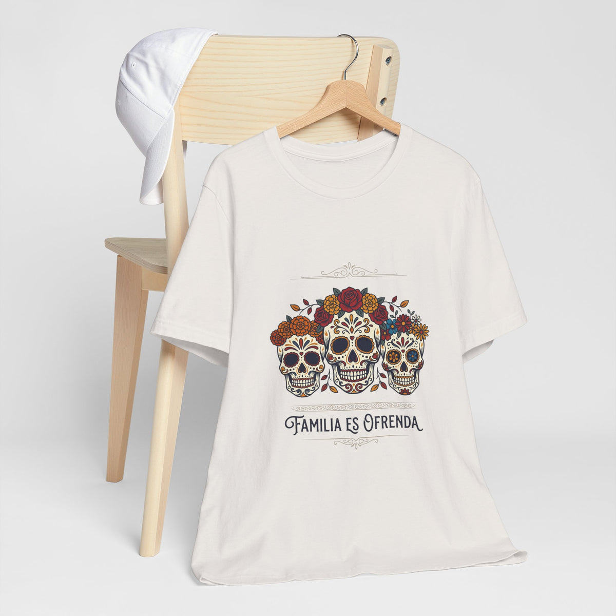 Familia Es Ofrenda Tee — Day of the Dead Sugar Skull Family Shirt
