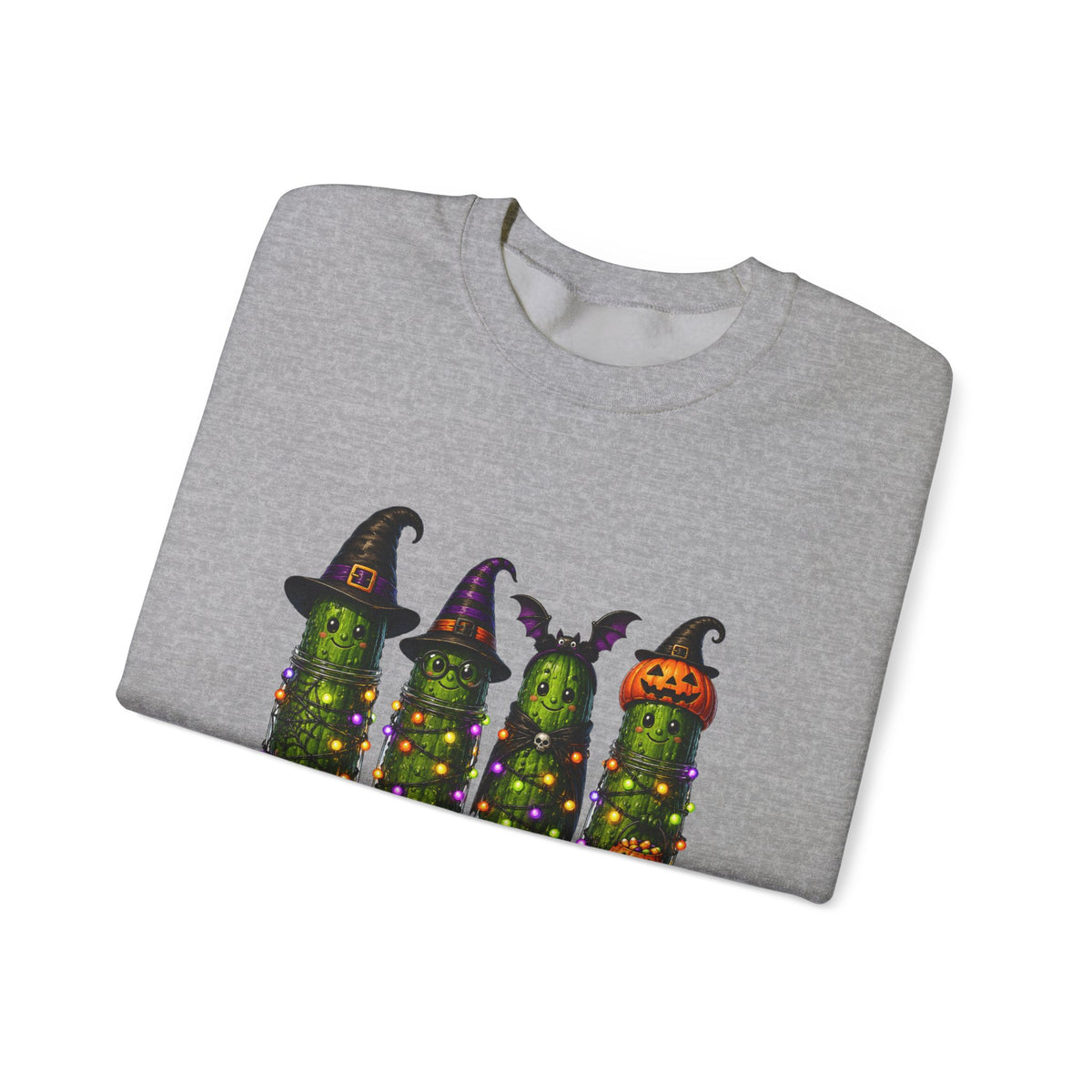 Halloween Pickle Sweatshirt — "Just Here for the Pickle Juice"