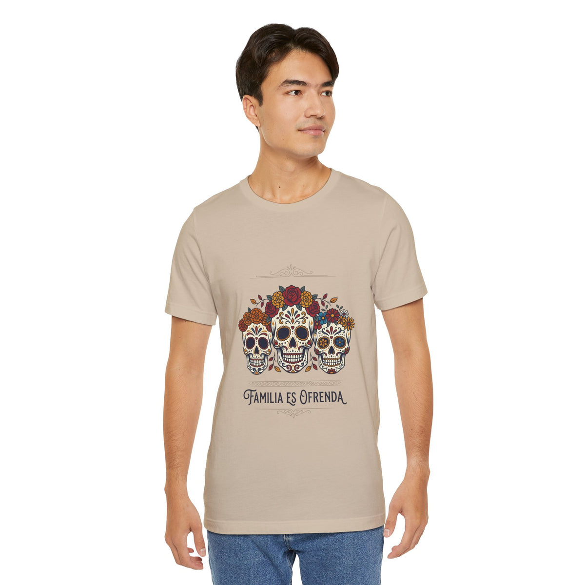 Familia Es Ofrenda Tee — Day of the Dead Sugar Skull Family Shirt