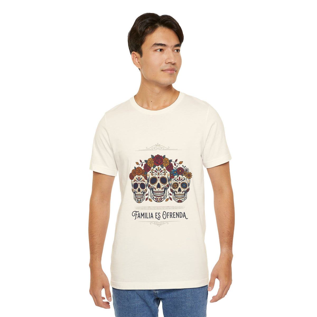 Familia Es Ofrenda Tee — Day of the Dead Sugar Skull Family Shirt
