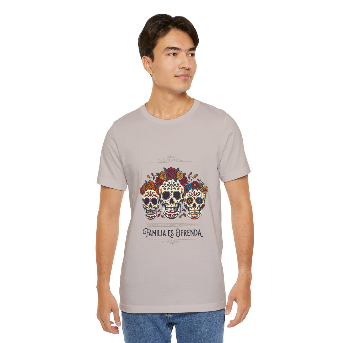 Familia Es Ofrenda Tee — Day of the Dead Sugar Skull Family Shirt