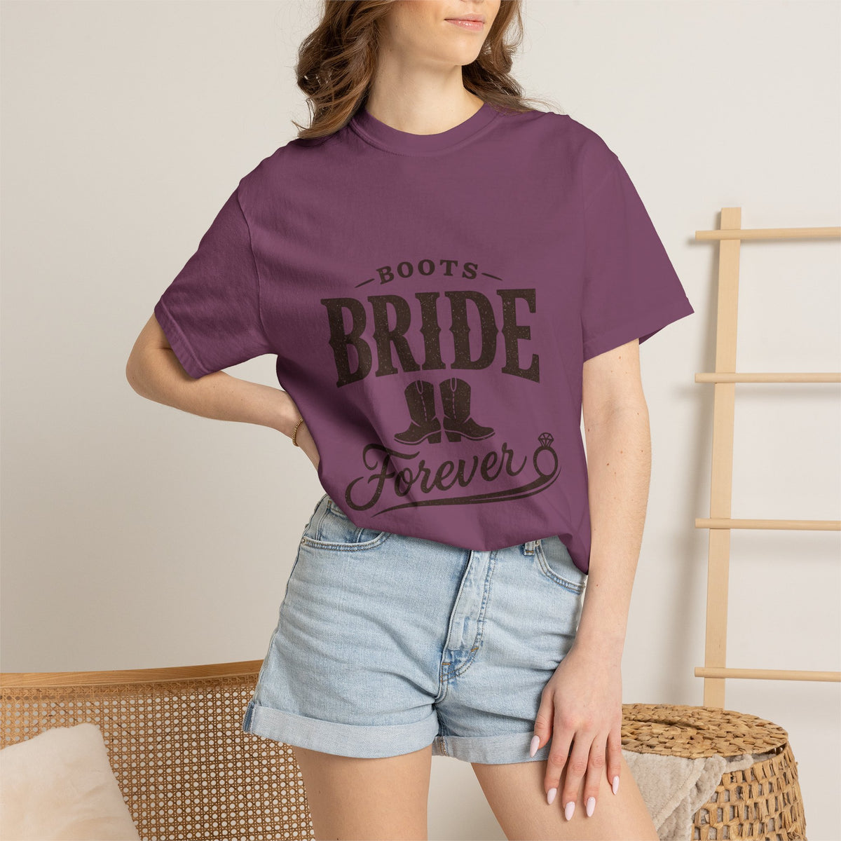 'Boots Bride Forever' Western T Shirt