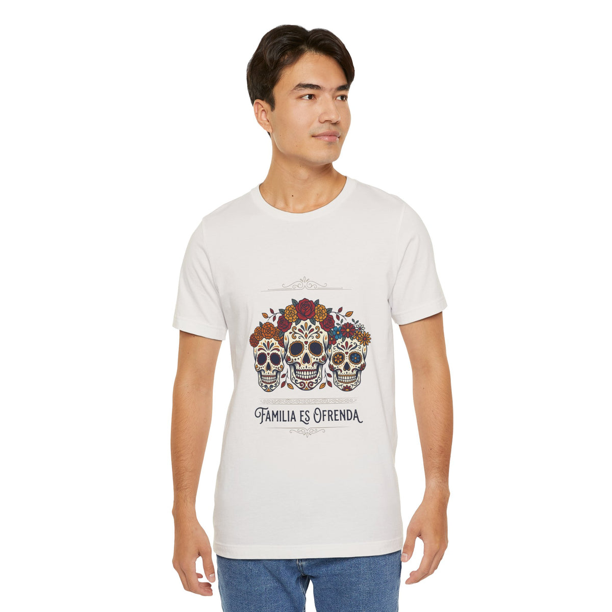 Familia Es Ofrenda Tee — Day of the Dead Sugar Skull Family Shirt