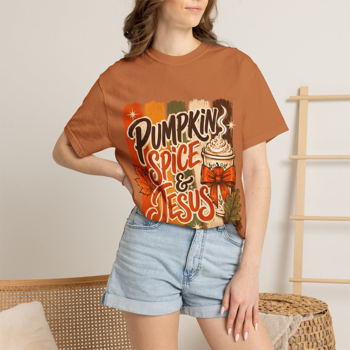 Pumpkin Spice & Jesus T-Shirt