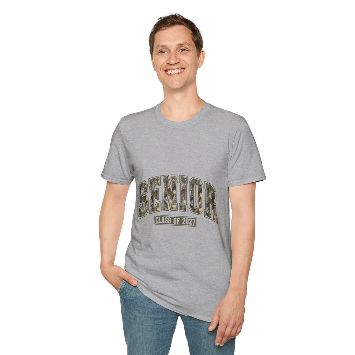 Senior Class of 2027 Camo T-Shirt