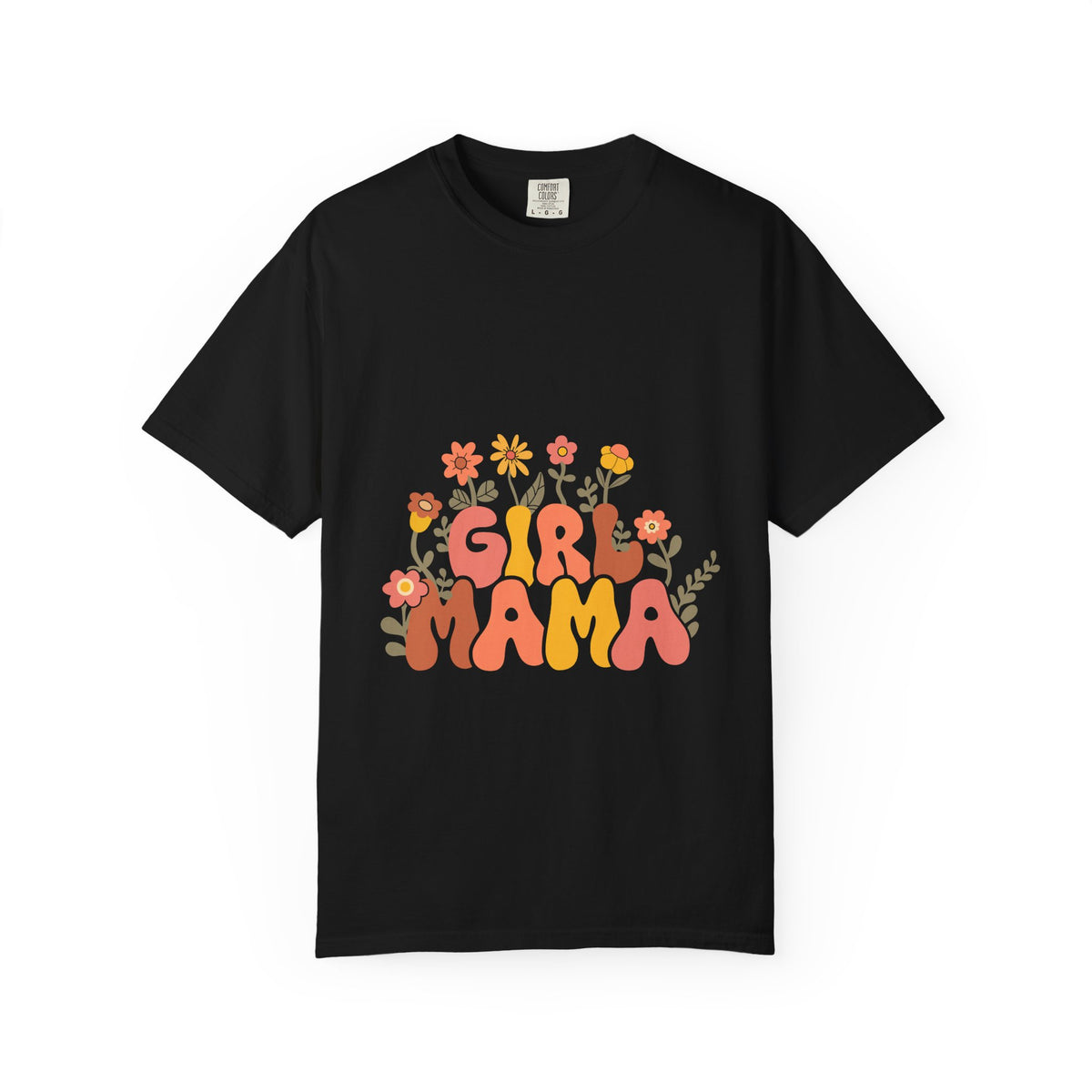Retro Girl Mama Floral T-Shirt