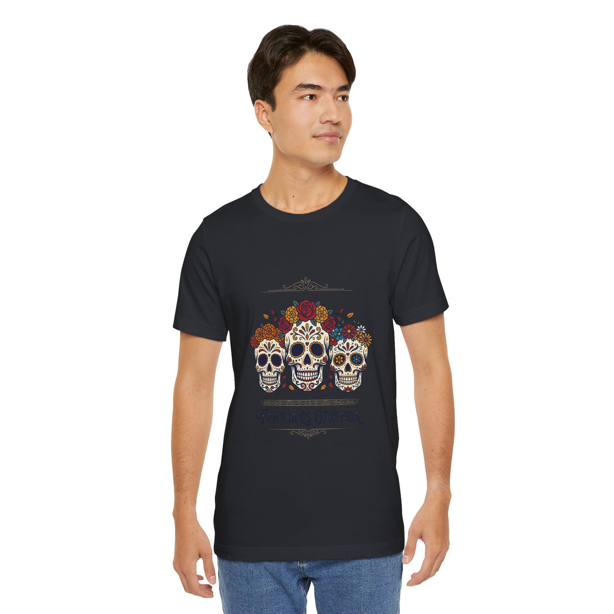 Familia Es Ofrenda Tee — Day of the Dead Sugar Skull Family Shirt