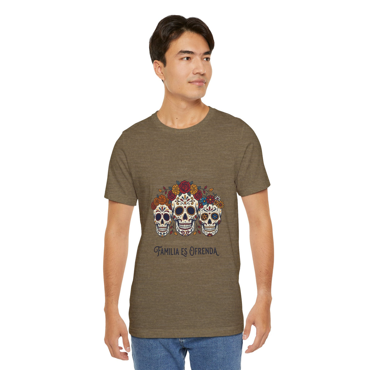 Familia Es Ofrenda Tee — Day of the Dead Sugar Skull Family Shirt