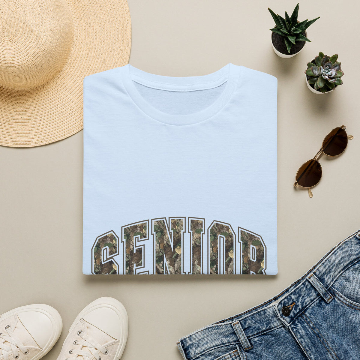 Senior Class of 2027 Camo T-Shirt