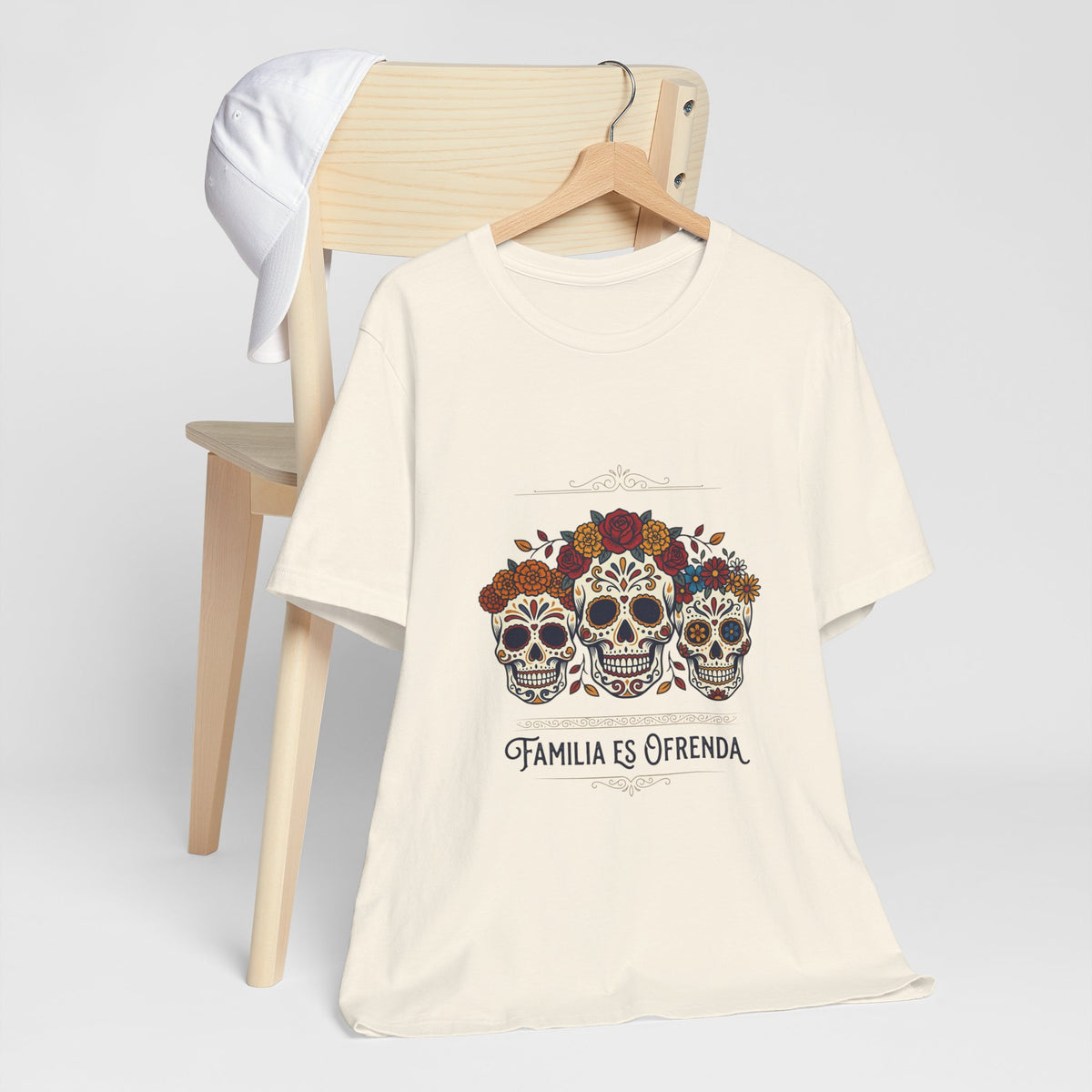 Familia Es Ofrenda Tee — Day of the Dead Sugar Skull Family Shirt